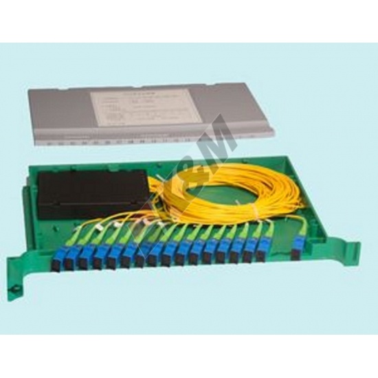 Modulare Installation 1 x 16 Fach Typ Fiber Optic Splitter