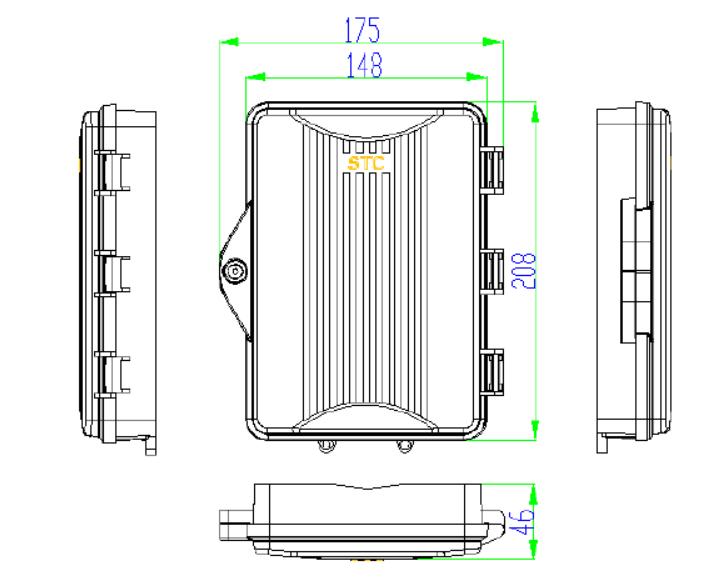 FTB-4SCSX Fiber Termination Box