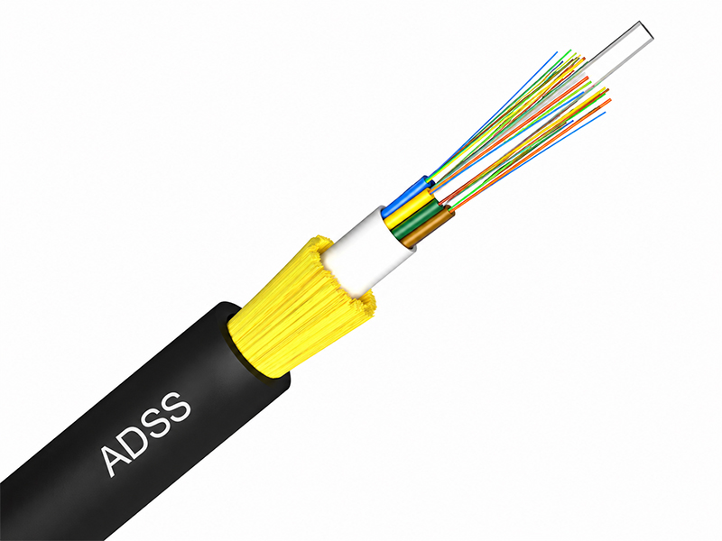 ADSS Optical Fiber Cable 100m Span