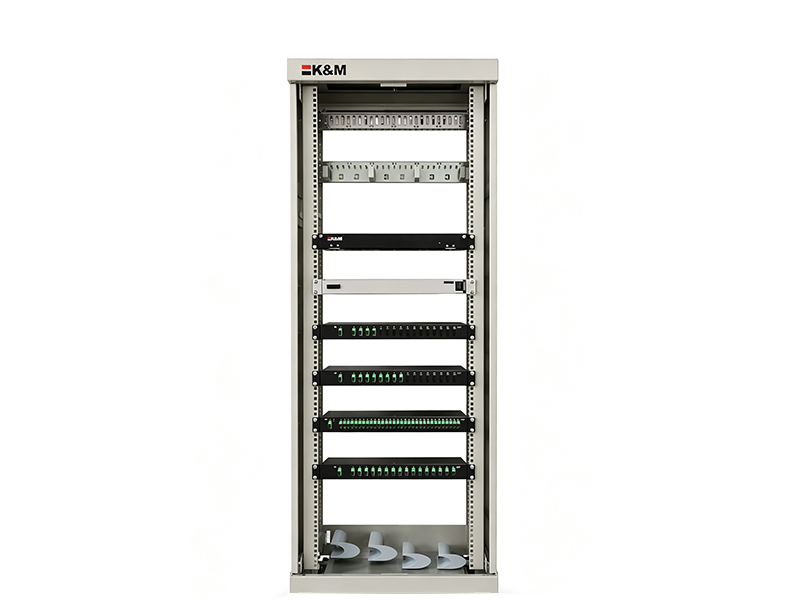 K&M_19 Zoll ETSI offenes Gestell (2000x600x600)