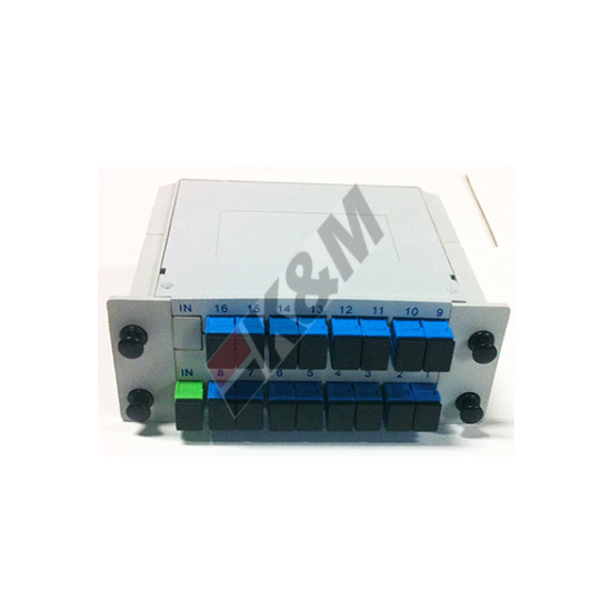 1 x 16 SCPC Mini-Plug-in PLC Splitterbox