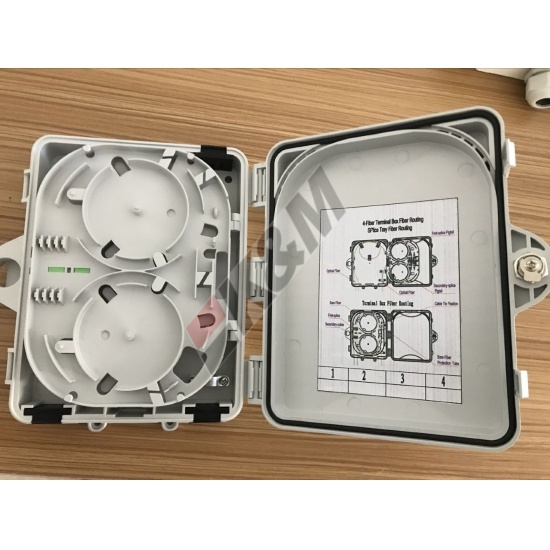 FTTH Fiber optic termination box  SC/LC DX 4Ports